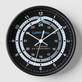 Reloj de pared de 24 horas para el personalizado