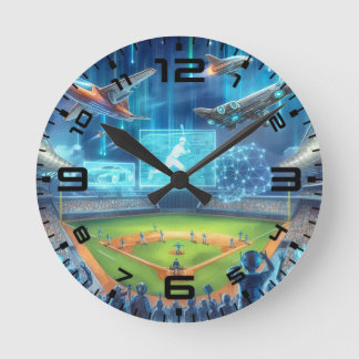 Reloj de pared de acrílico de 8 pulgadas con tema