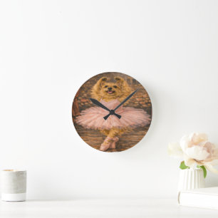 Reloj de pared de acrílico de arte de mascota pers