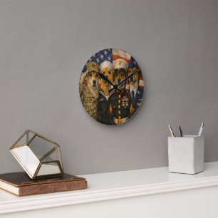 Reloj de pared de acrílico de arte de mascota pers