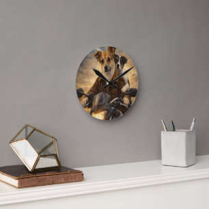 Reloj de pared de acrílico de arte de mascota pers