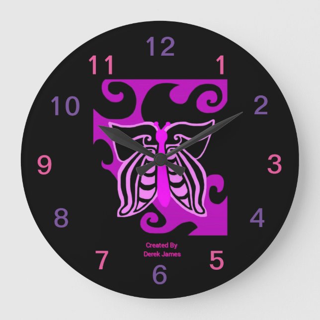 Reloj de pared de acrílico del diseño de la (Anverso)