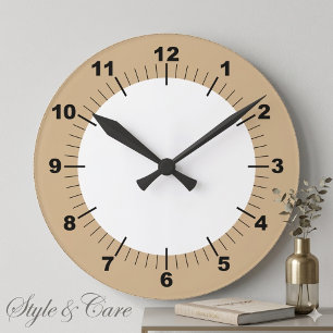 Reloj de pared de acrílico elegante moderno de 8"