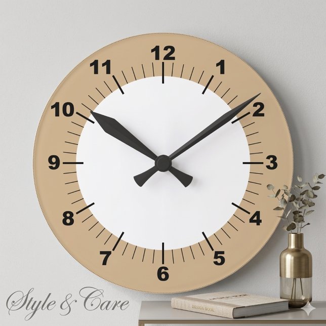 Reloj de pared de acrílico elegante moderno de 8" (Modern Stylish 8 Acrylic Wall Round Clock)