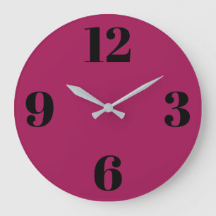 Reloj de pared de acrílico - En rosa