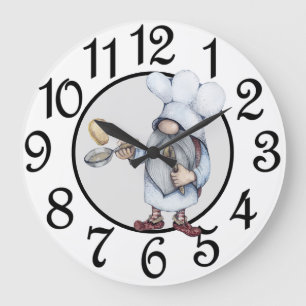 Reloj de pared de acrílico Gnome de cocina