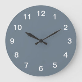 Reloj de pared de acrílico minimalista gris fresco