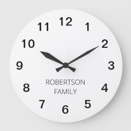 Reloj de pared de acrílico minimalista personaliza