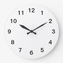 Reloj de pared de acrílico minimalista simple