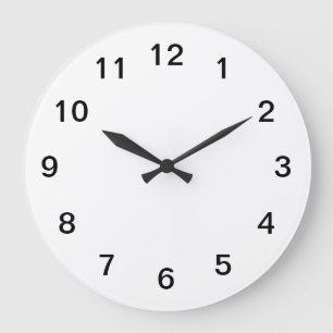 Reloj de pared de acrílico minimalista simple