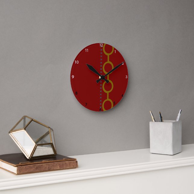 Reloj de pared de acrílico NobleWine GoldGlow (Oficina)