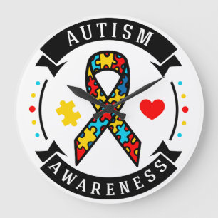Reloj de pared de acrílico para autismo