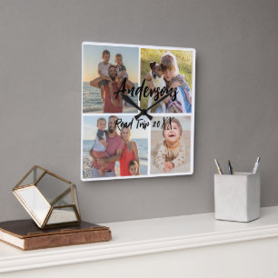 Reloj de pared de acrílico personalizado con foto 