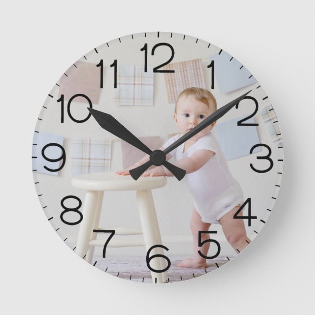 Reloj de pared de acrílico personalizado con tu pr (Anverso)