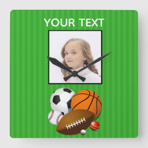 Reloj de pared de acrílico personalizado de la