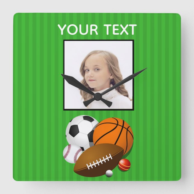 Reloj de pared de acrílico personalizado de la (Anverso)