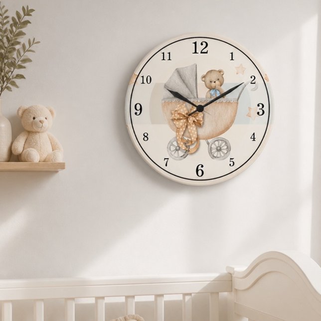 Reloj de pared de acrílico personalizado de osito  (Subido por el creador)