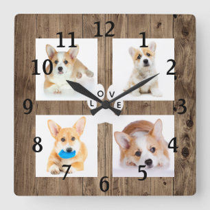 Reloj de pared de acrílico personalizado para masc