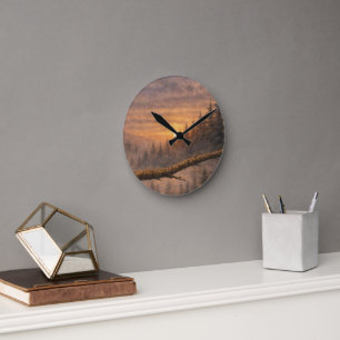 Reloj de pared de acrílico redondo de 8" Rama del