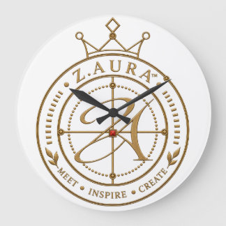 Reloj de pared de acrílico Z.AURA™ Signature Royal