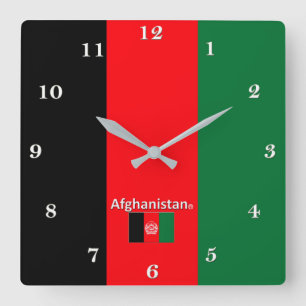 Reloj de pared de Afganistán