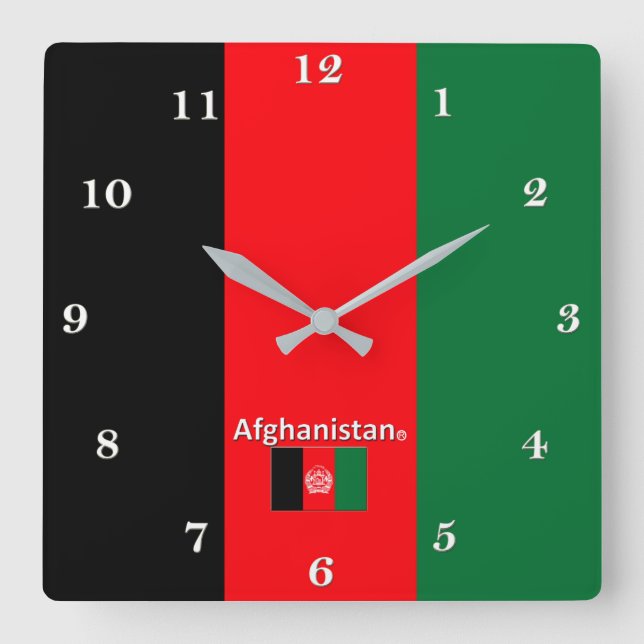 Reloj de pared de Afganistán (Anverso)