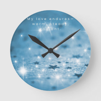 Reloj de Pared de Afirmación Angelical – Mi Amor P