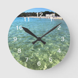 Reloj de pared de agua tropical