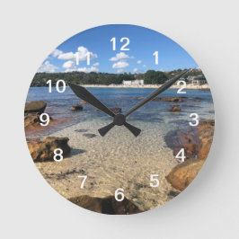 Reloj de pared de agua tropical