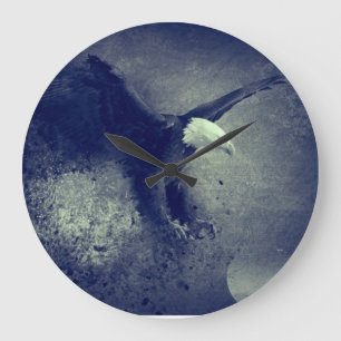 Reloj de pared de águila redonda