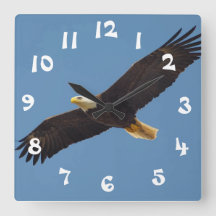 Reloj de pared de águila volante de Guay