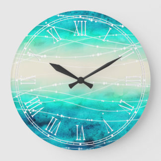 Reloj de pared de alta mar pintado de forma modern