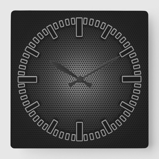 Reloj de pared "de alta tecnología" del efecto de (Anverso)