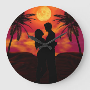 Reloj de pared de amor para siempre