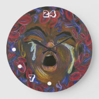 Reloj de pared de anemia de células falciformes 24