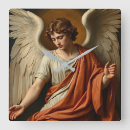 Reloj de pared de ángel del Renacimiento clásico
