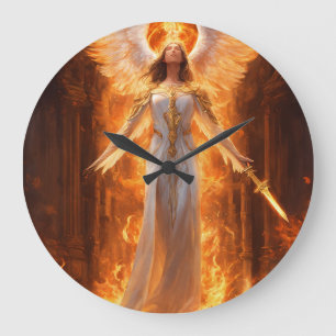 reloj de pared de anjel