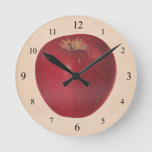 Reloj de pared de Apple del vintage