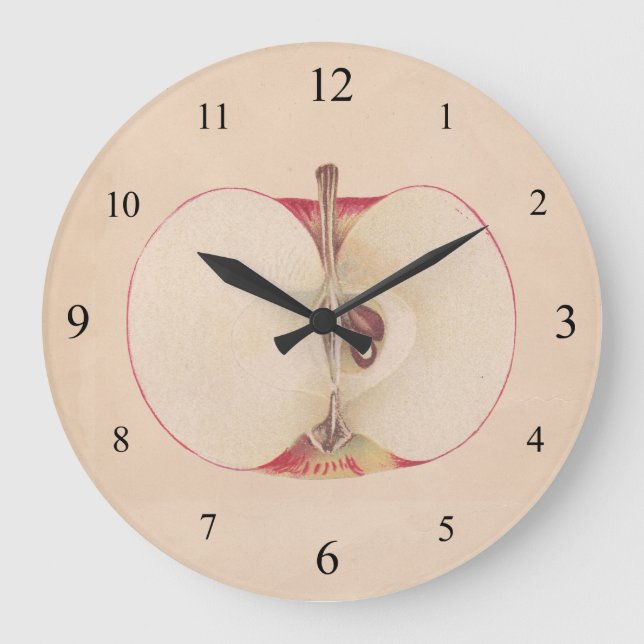 Reloj de pared de Apple vintage
