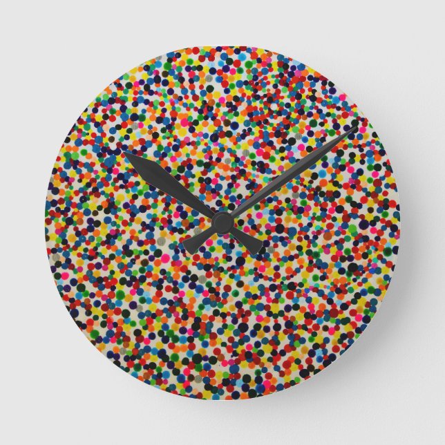 Reloj de pared de arte de Dotty (Anverso)
