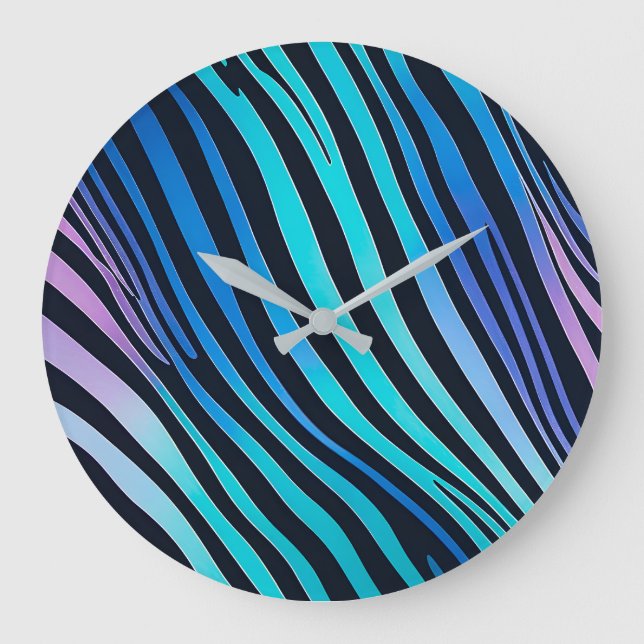 Reloj de pared de arte de impresión de animales co (Anverso)