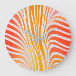 Reloj de pared de arte de impresión de animales co