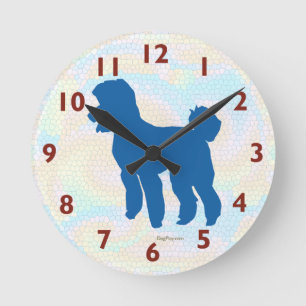 Reloj de pared de arte de la silueta de canapé