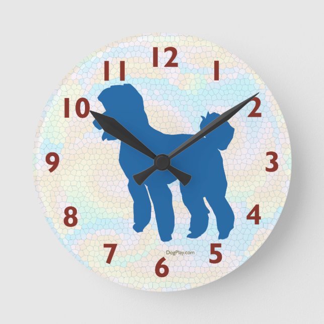 Reloj de pared de arte de la silueta de canapé (Anverso)