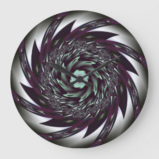 Reloj de pared de arte espiral