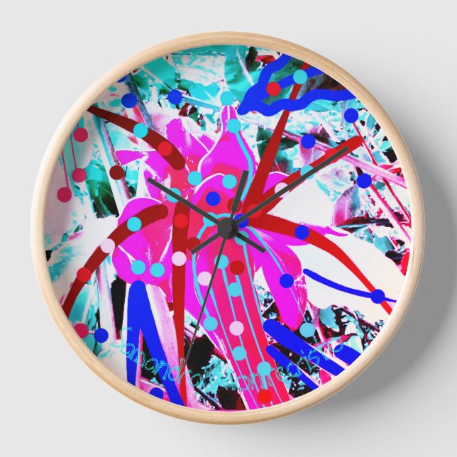 Reloj de pared de ARTE FESTIVO #1 (Anverso)