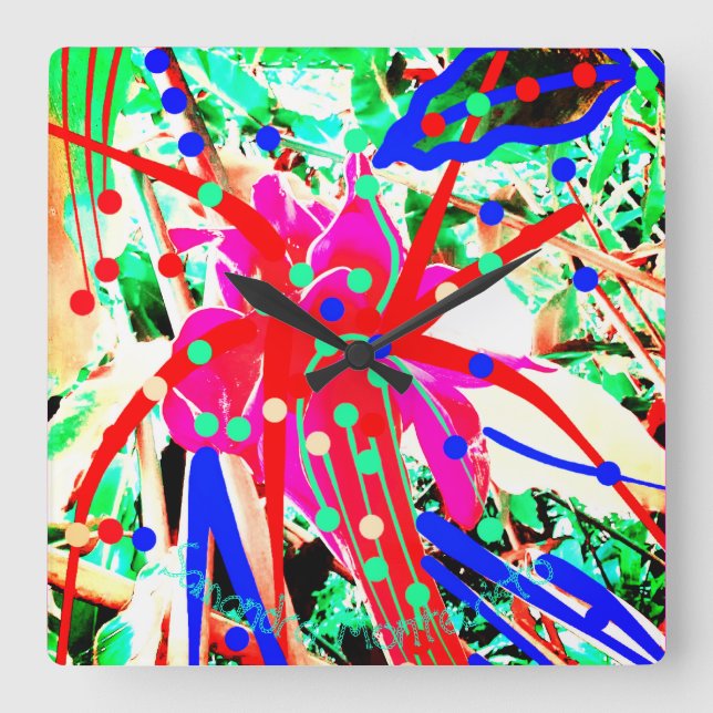 Reloj de pared de ARTE FESTIVO #2 (Anverso)