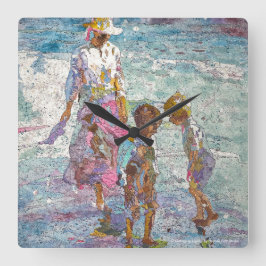 Reloj de pared de arte fino Gathering Light ©
