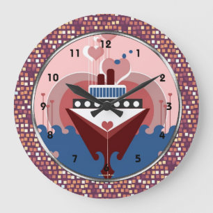Reloj de pared de arte para cruceros