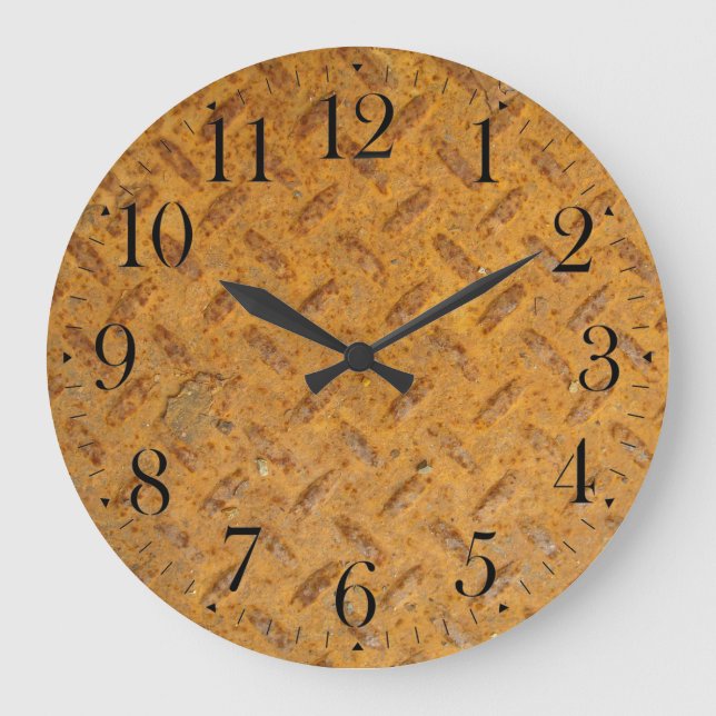 Reloj de pared de aspecto Metalizado en acero al v (Anverso)